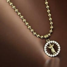 Load image into Gallery viewer, Divine Guidance Necklace – Divine Child Jesus Blessing Medallion
