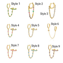 Load image into Gallery viewer, Dainty Cz Earrings

