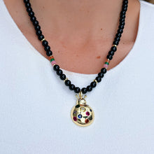 Load image into Gallery viewer, A Symbol of Luck &amp; Protection - Ladybug Onyx Necklace
