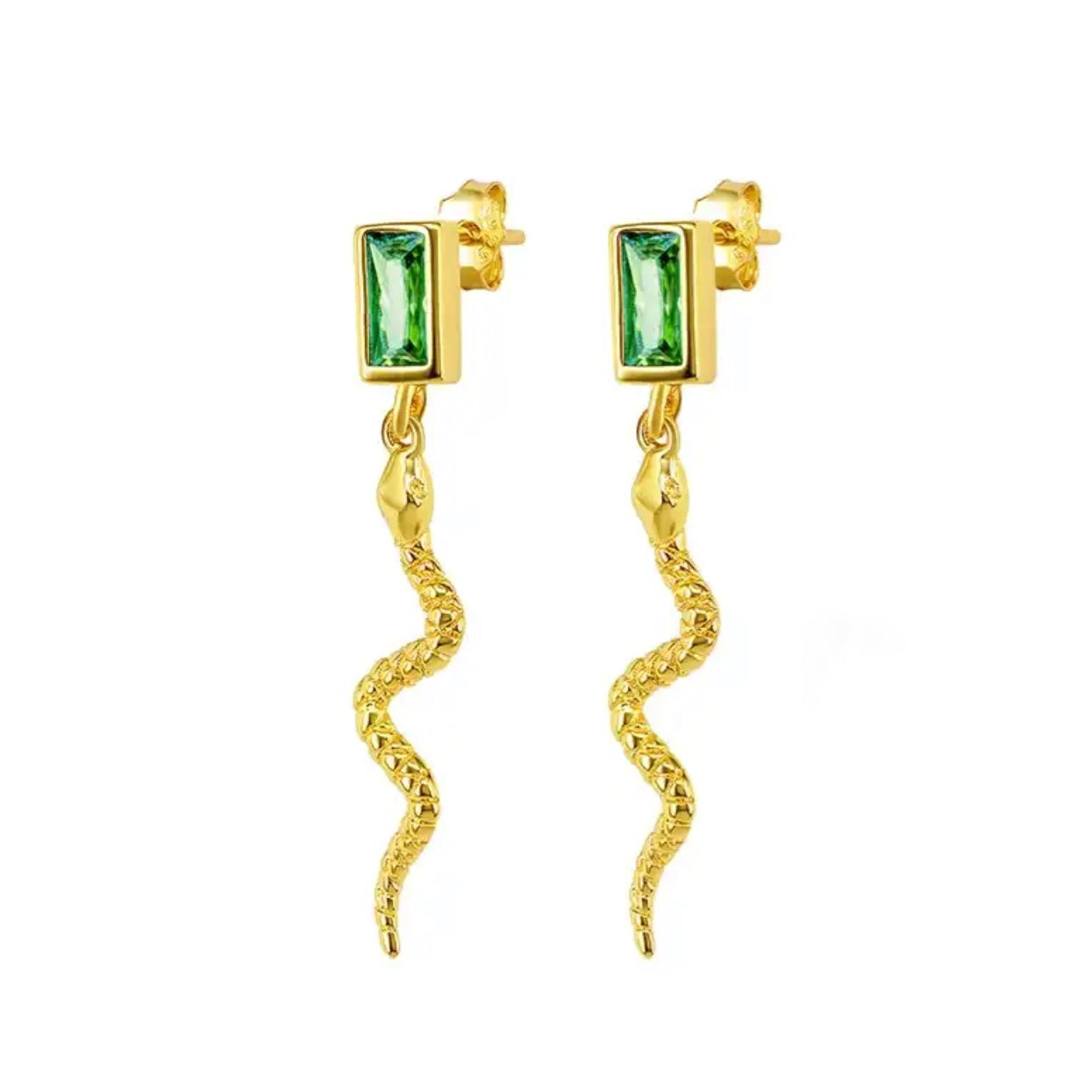 Large Snake Earrings