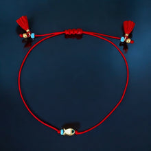 Load image into Gallery viewer, Flow, Abundance &amp; Spiritual Protection – Tiny Fish Talisman Bracelet
