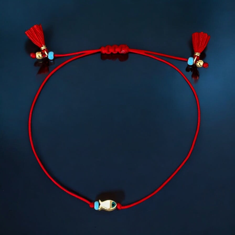 Flow, Abundance & Spiritual Protection – Tiny Fish Talisman Bracelet