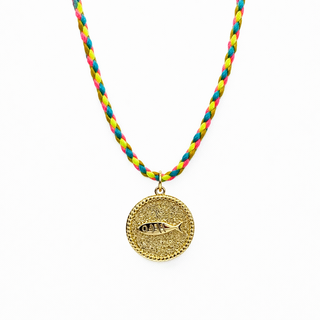 Abundance & Flow Fish Coin Necklace