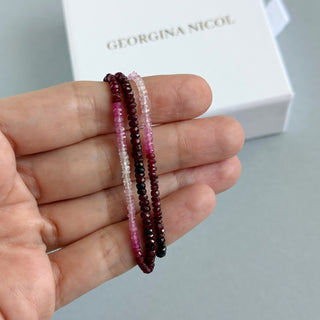Ruby Shaded Necklace