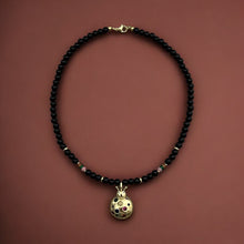 Load image into Gallery viewer, A Symbol of Luck &amp; Protection - Ladybug Onyx Necklace
