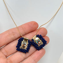 Load image into Gallery viewer, Blue Scapular Necklace
