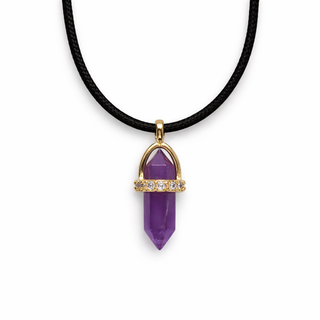 Clarity, Calm & Emotional Balance Amethyst Necklace