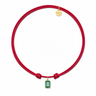 Émeraude Cord Necklace