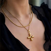 Load image into Gallery viewer, Protection Vintage Cross Necklace
