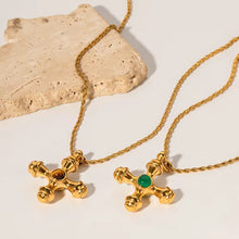 Load image into Gallery viewer, Protection Vintage Cross Necklace
