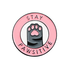 Load image into Gallery viewer, Enamel Paw Pin
