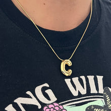 Load image into Gallery viewer, C Initial Necklace
