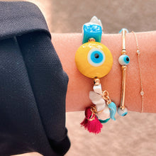 Load image into Gallery viewer, Protected, Blessed &amp; Unstoppable – Evil Eye &amp; Cornicello Bracelet
