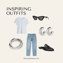 Load image into Gallery viewer, Silver Chunky Earrings
