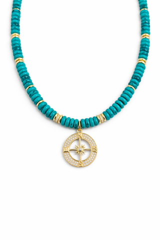 Guided & Aligned Compass Necklace