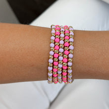 Load image into Gallery viewer, Fuchsia Beaded Bracelet
