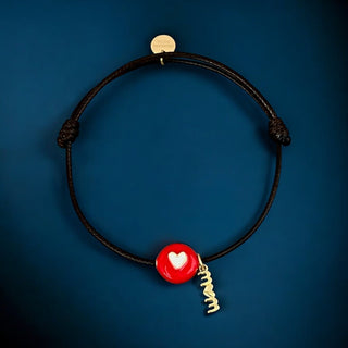 A Mother’s Love — Heart & Mom Charm Bracelet - Georgina Nicol