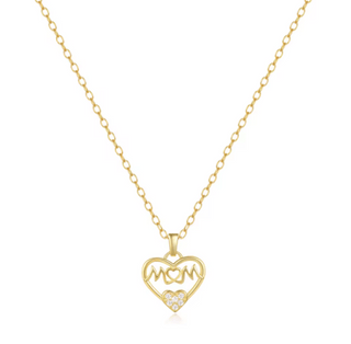 A Mother’s Love Shines Forever — Mom Heart Necklace - Georgina Nicol