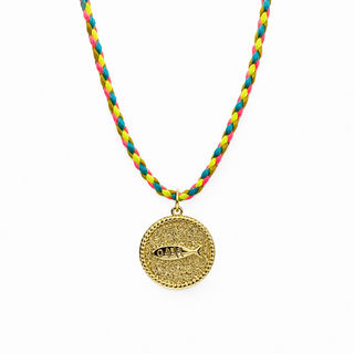 Abundance & Flow Fish Coin Necklace - Georgina Nicol