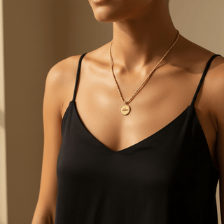 Abundance & Flow Fish Coin Necklace - Georgina Nicol