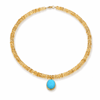 Abundance, Light & Positive Energy Citrine Necklace - Georgina Nicol