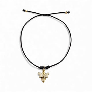 Abundance & Prosperity CZ Bee Bracelet - Georgina Nicol
