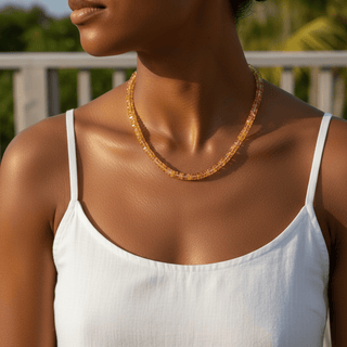 Abundance, Success & Positive Energy Citrine Necklace - Georgina Nicol