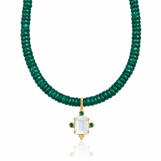Adeline Green Onyx Necklace - Georgina Nicol