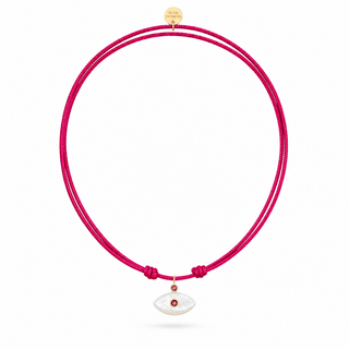 Alba Eye Cord Necklace - Georgina Nicol