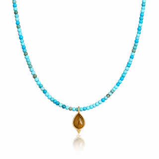 Alessia Tiger Eye Necklace - Georgina Nicol