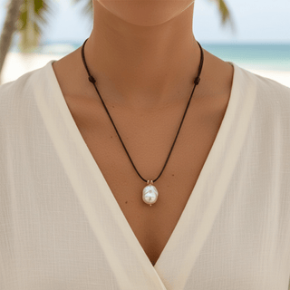 Amplifies Your Feminine Magnetism Baroque Pearl Necklace - Georgina Nicol