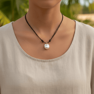 Amplifies Your Feminine Magnetism Baroque Pearl Necklace - Georgina Nicol
