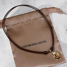 Load image into Gallery viewer, Archangel Michael Cord Necklace - Georgina Nicol
