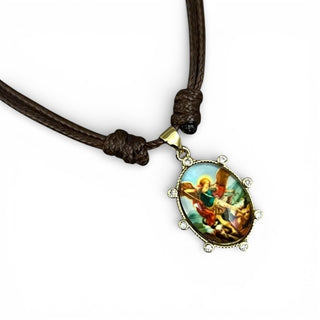 Archangel Michael Cord Necklace - Georgina Nicol