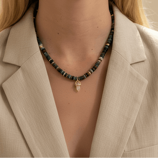 Attracts and Deepens Love Rose Quartz Necklace - Georgina Nicol