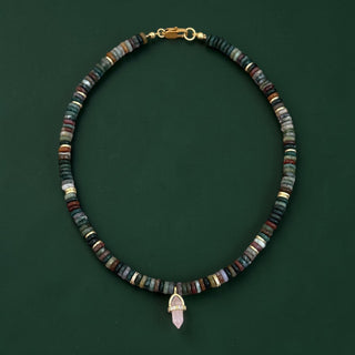 Attracts and Deepens Love Rose Quartz Necklace - Georgina Nicol
