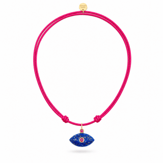 Azura Eye Cord Necklace - Georgina Nicol