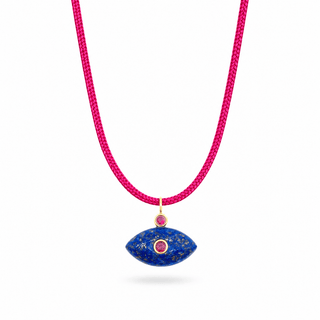 Azura Eye Cord Necklace - Georgina Nicol