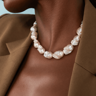 Baroque Pearl Adjustable Necklace - Georgina Nicol