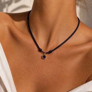 Birthstone Cord Necklace - Georgina Nicol