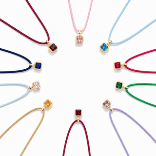 Birthstone Cord Necklace - Georgina Nicol