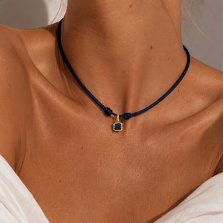 Birthstone Cord Necklace - Georgina Nicol