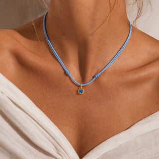 Birthstone Cord Necklace - Georgina Nicol