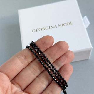 Black Spinel Necklace - Georgina Nicol