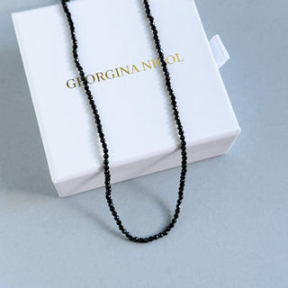 Black Spinel Necklace - Georgina Nicol