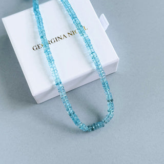 Blue Crystal Quartz Necklace - Georgina Nicol