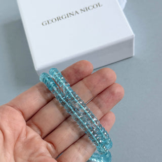 Blue Crystal Quartz Necklace - Georgina Nicol