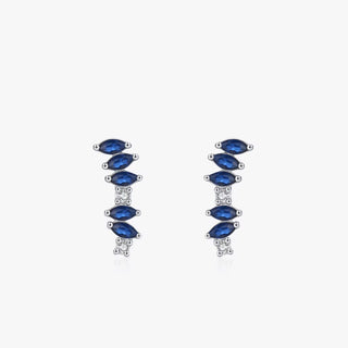 Blue Marquise CZ Earrings - Georgina Nicol