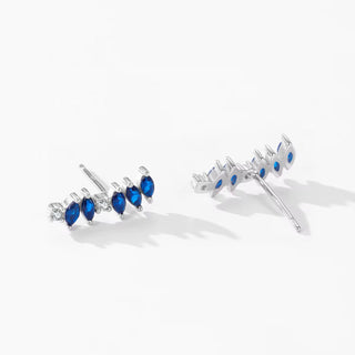 Blue Marquise CZ Earrings - Georgina Nicol