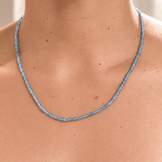 Blue Topaz Necklace - Georgina Nicol